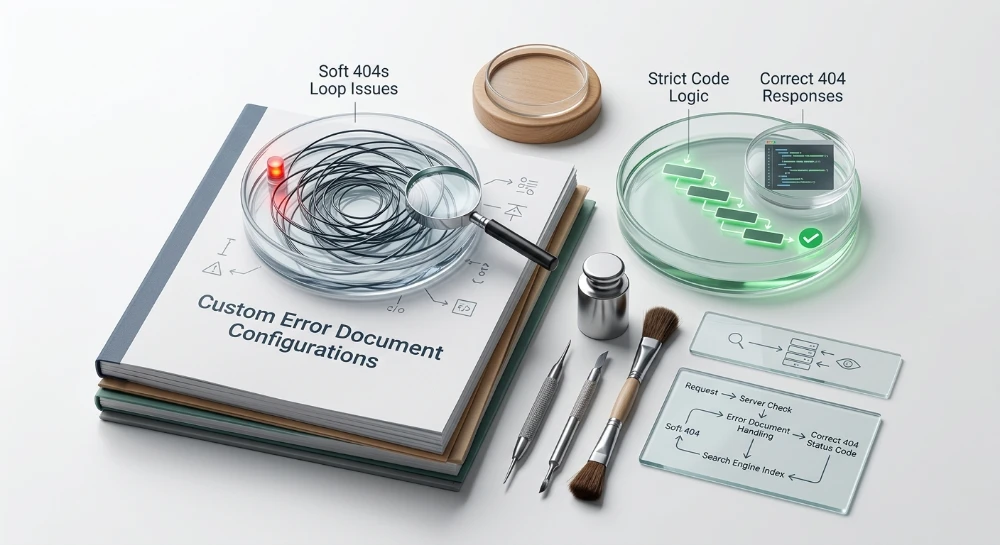Auditing custom error document configurations to prevent soft 404s