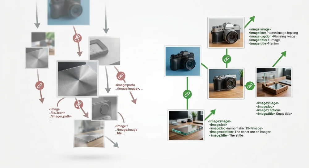 Missing image sitemap extensions reducing visual content indexation rates