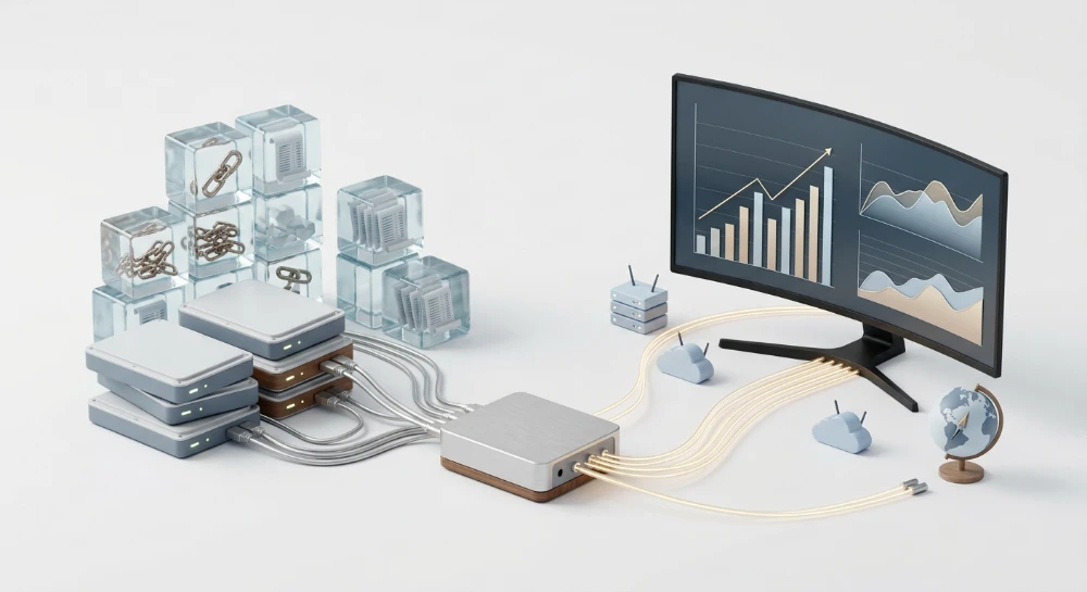 Syncing local backlink databases with external rank tracking APIs