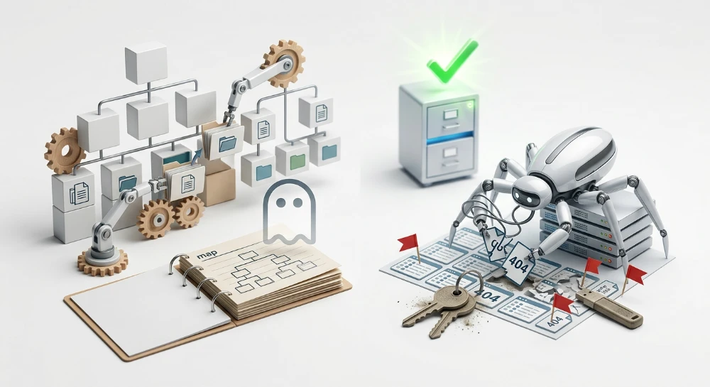 XML sitemap not updated after CMS platform migration causing ghost URLs