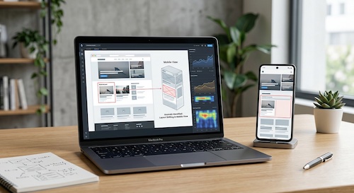Identifying mobile first indexing anomalies on responsive layouts