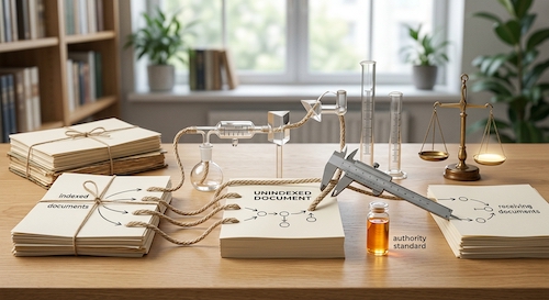 Measuring link authority transfer efficiency on unindexed documents