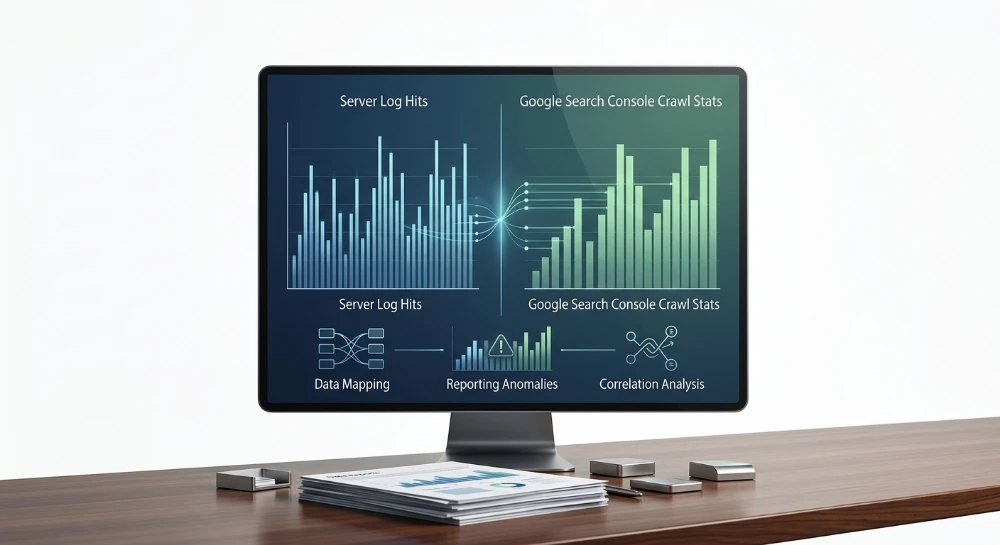Correlating server log hits with Google Search Console crawl stats