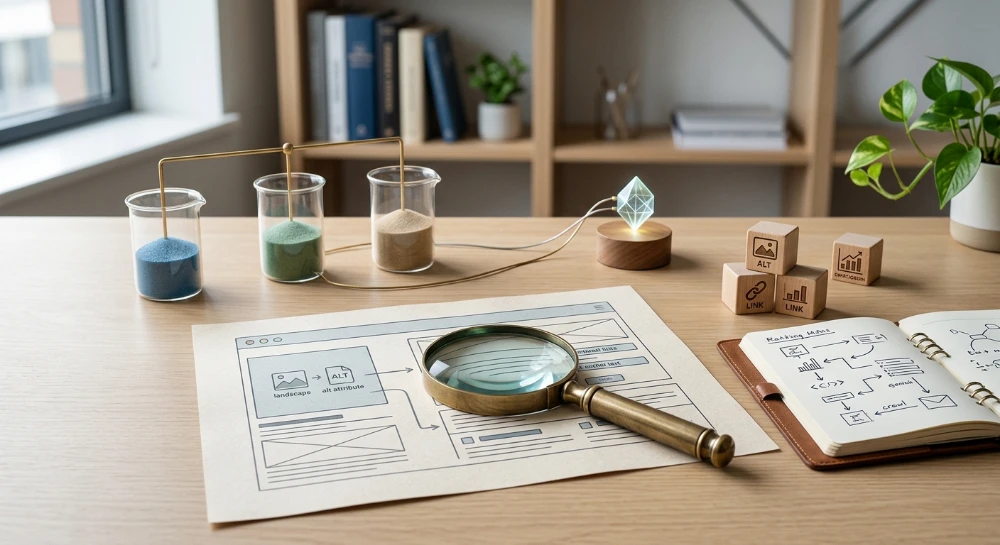 Evaluating the SEO impact of image alt attributes as internal anchors