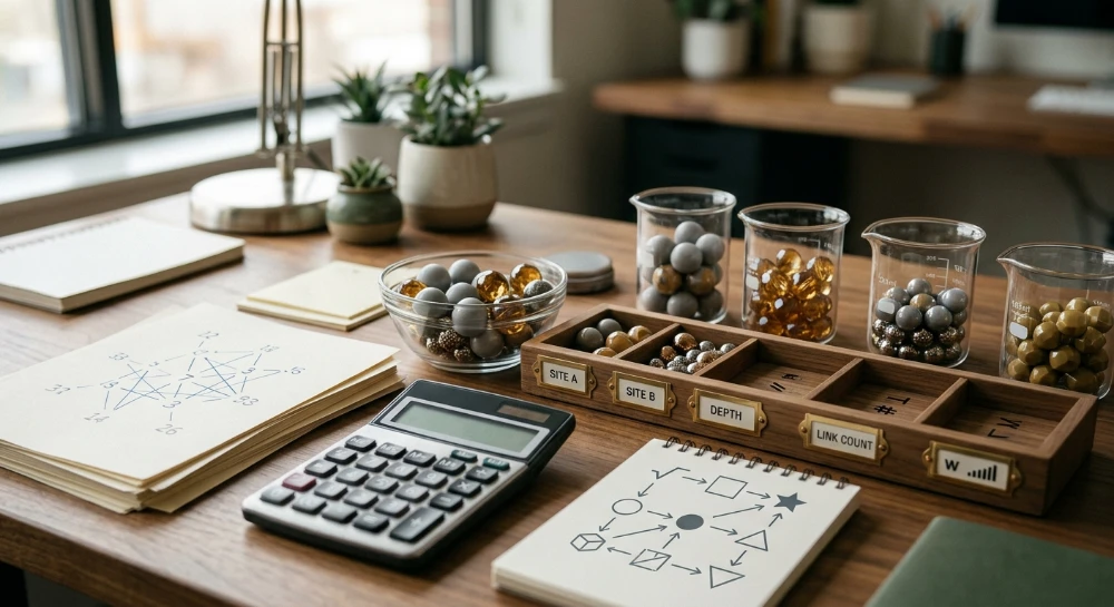 Query optimization for graph weight calculations on million page sites